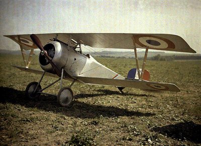 Nieuport Biplane, Aisne, France, 1917 by Fernand Cuville